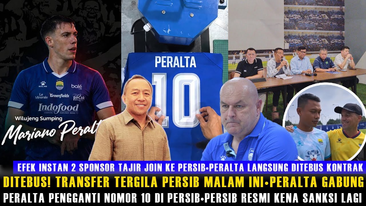 🔵MEGA TRANSFER PERSIB! PERALTA DITEBUS PERSIB😱JADI TRANSFER TERGILA LIGA 1🔥PERALTA DISAMBUT BOBOTOH