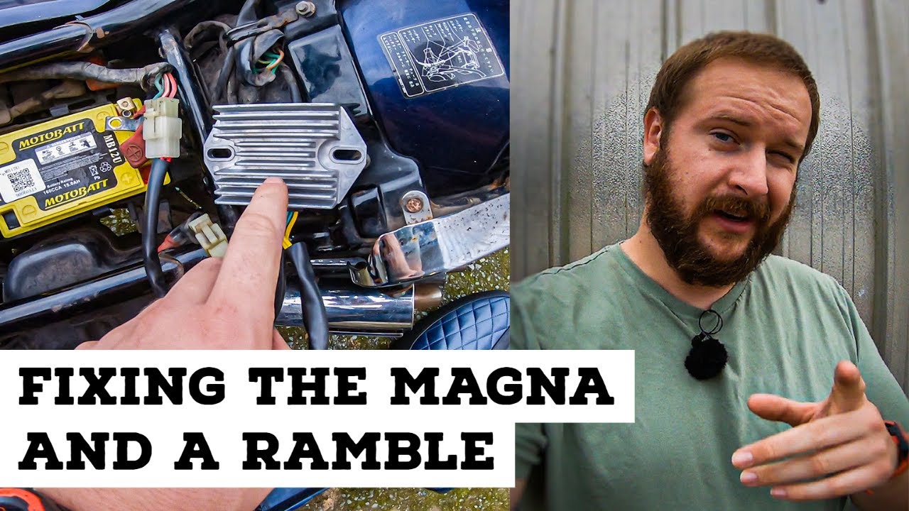 Fixing the Magna | I'm an Electrician now!!* | And a Ramble | Regulator/Rectifier Fix