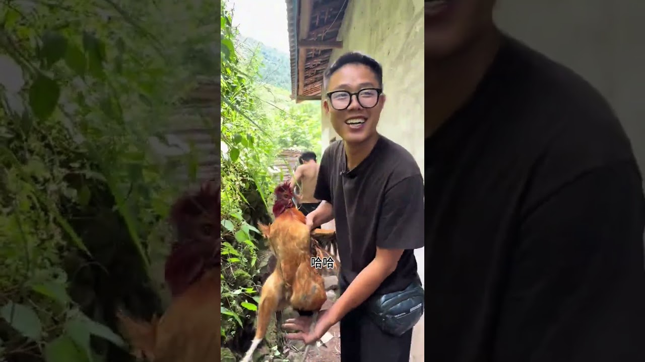 山里人的生活虽然平淡，但是他们获取快乐的方式确简单的多。#我的乡村生活