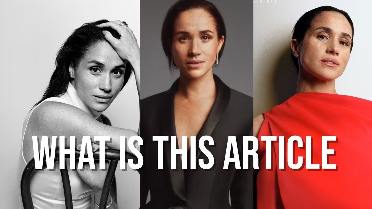 НОВОЕ СТРАННОЕ ИНТЕРВЬЮ МЕГАН МАРКЛ | РЕАКЦИЯ HARPERS BAZAAR