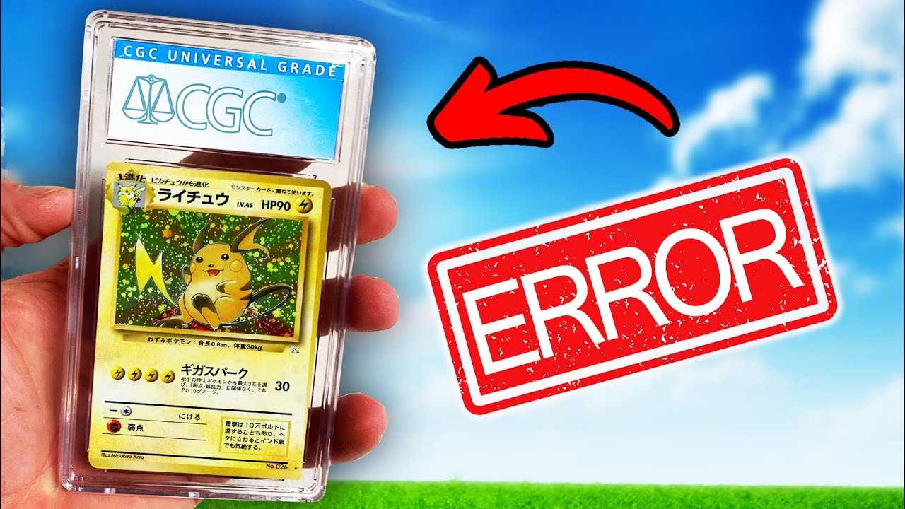 CGC Graded My Pokemon ERRORS !!!