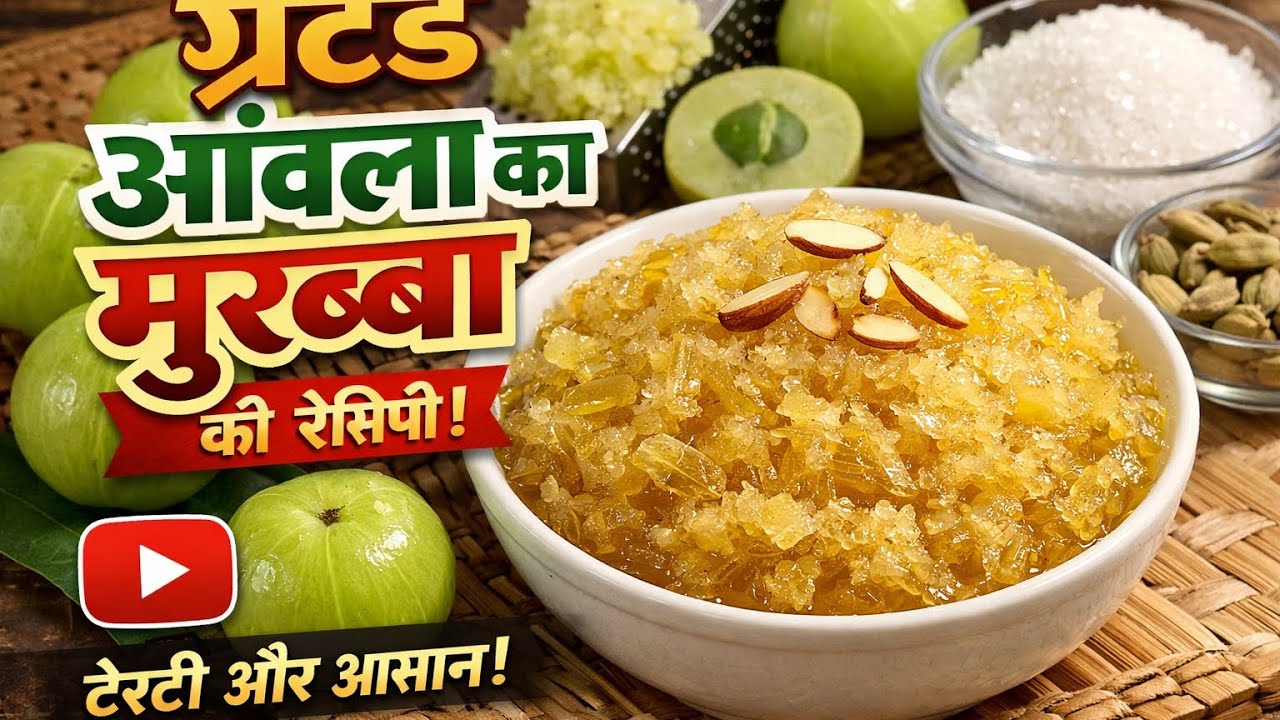 “सिर्फ 10 मिनट में बनाएं आंवला का मुरब्बा | Grated Amla Murabba Recipe 