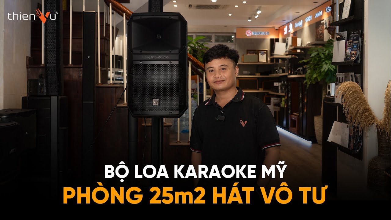 Phối Ghép & Test Âm Dàn Karaoke Gia Đình ( Mỹ ) Dưới 35 Triệu: EVIVA 12P - JBL KX180A