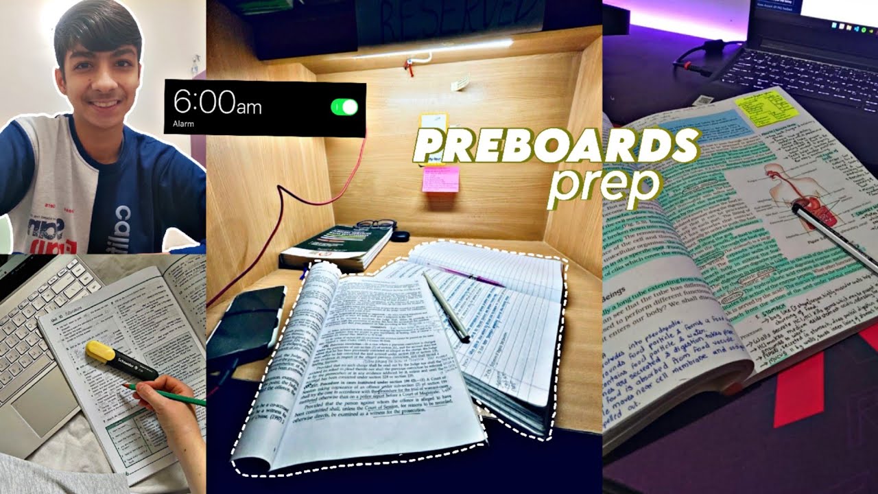 My *REALISTIC* Preboard Study Routine 😭📚!! cbse 10th grader productive study vlog 