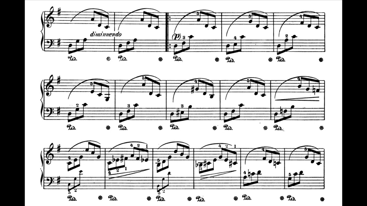 Schumann: Álbum para la Juventud, op 68, nº 14, Pequeño Estudio
