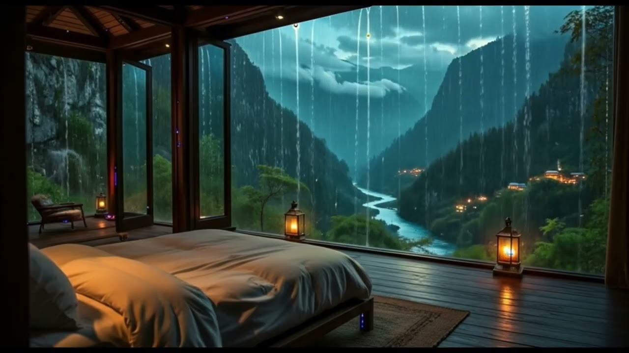 Best Relaxing Piano Music & Rain Sounds for Sleep, Stress Relief and Anxiety, Meditation, Calming