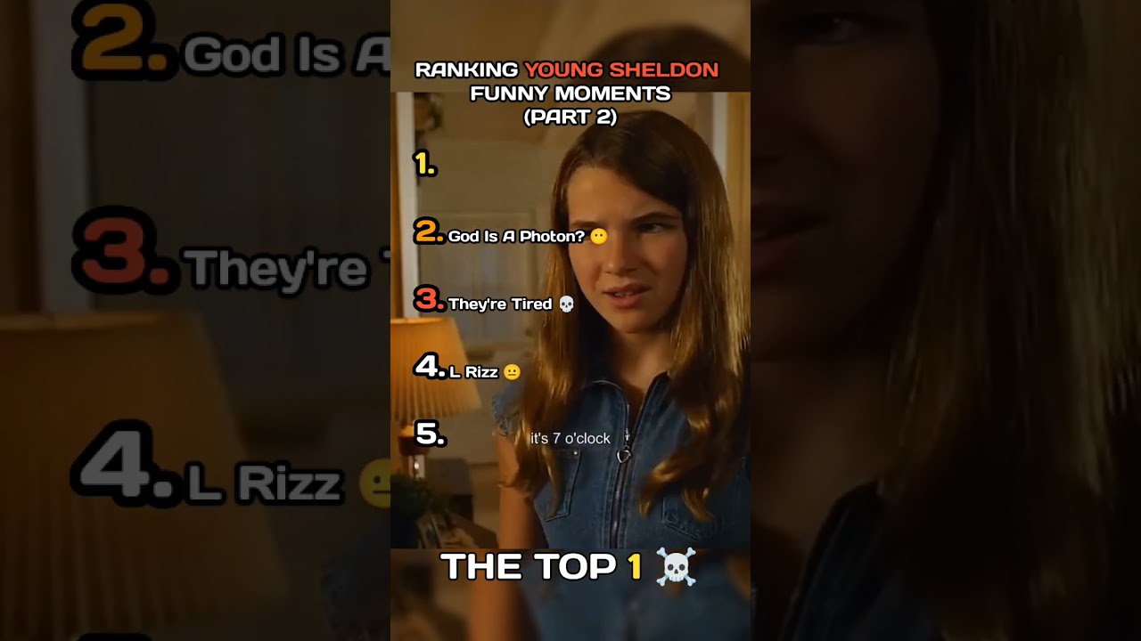 Ranking Young Sheldon Funny Moments Part 2 🤣
