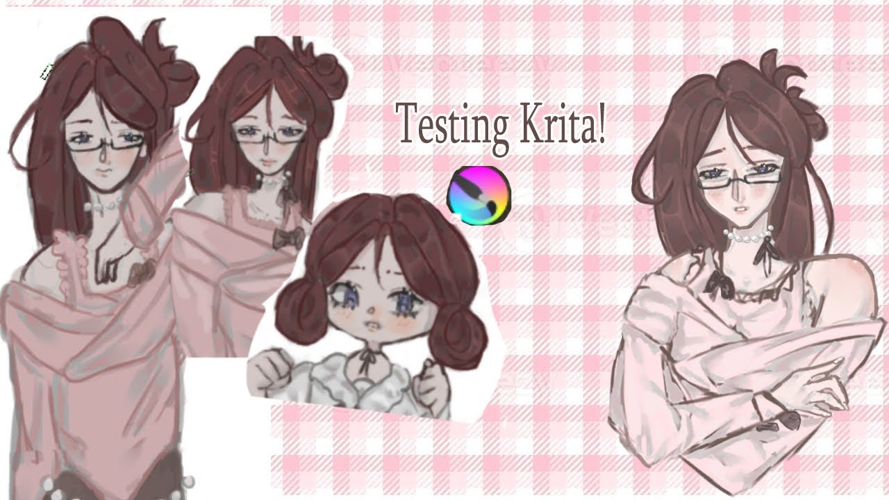 I tried Krita for the first time.