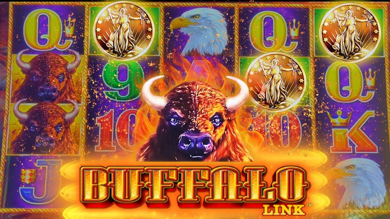 Джекпот с максимальной ставкой в ​​50 долларов на игровом автомате Buffalo Link — игра с высокими...