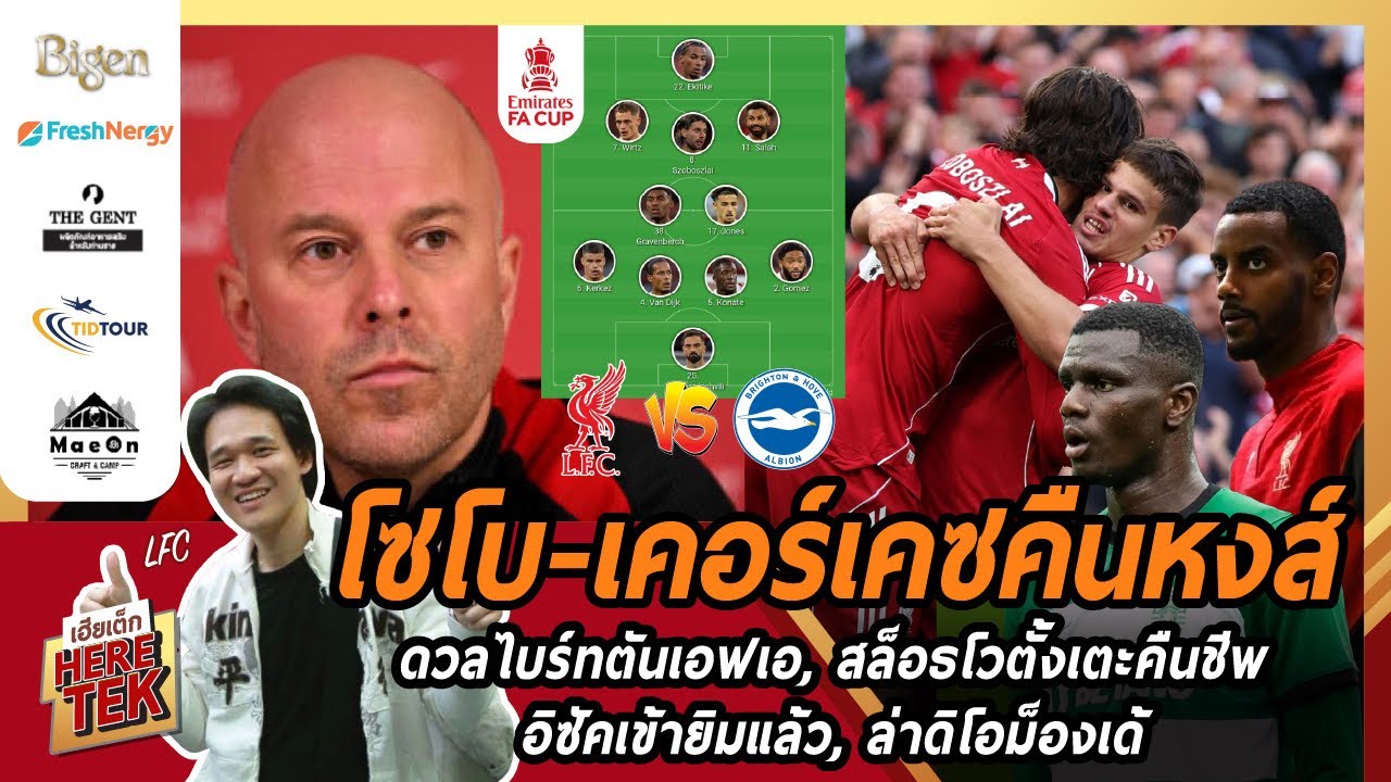 🔥โซโบ-เคอร์เคซคืนหงส์ดวลไบร์ทตันเอฟเอ,สล็อธโวตั้งเตะคืนชีพ,อิซัคเข้ายิมแล้ว,ล่าดิโอม็องเด้