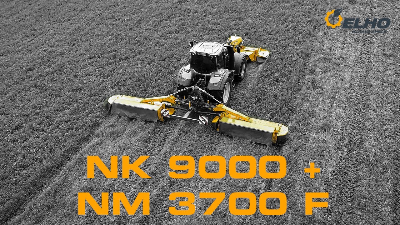 ELHO NK 9000 disc mower + NM 3700 F mower conditioner