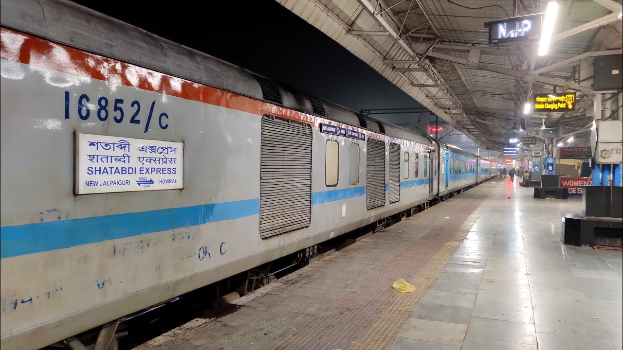 New Jalpaiguri to Howrah by Shatabdi Express | Journey coverage post lockdown