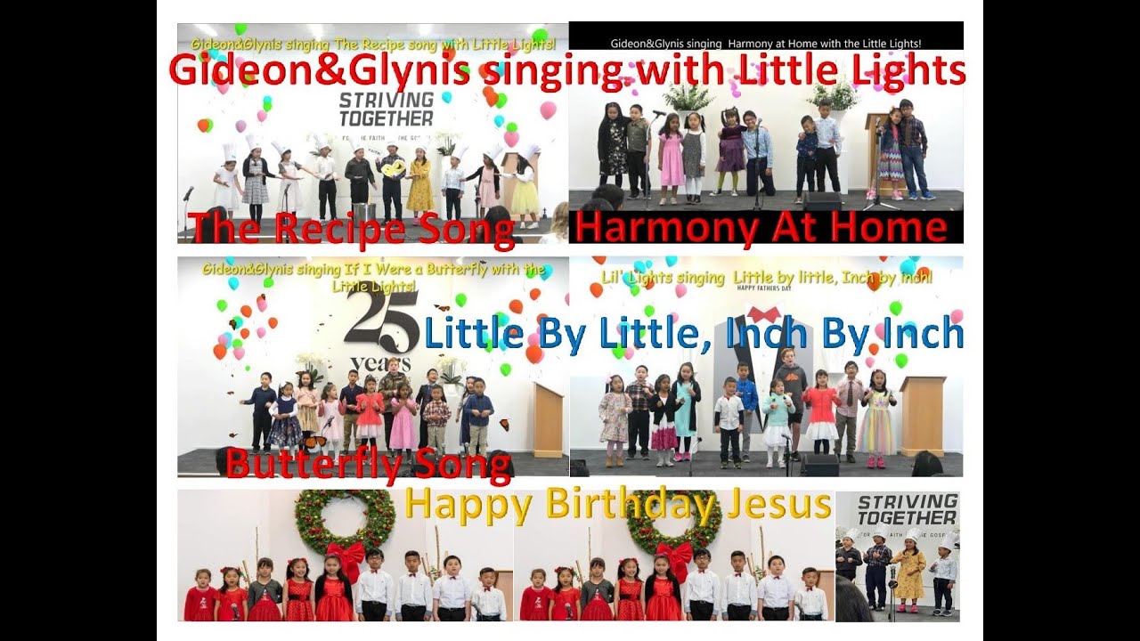 Singing with the Little Lights! Compilation of Special Items @ Baptist Bible Church Wellington!
