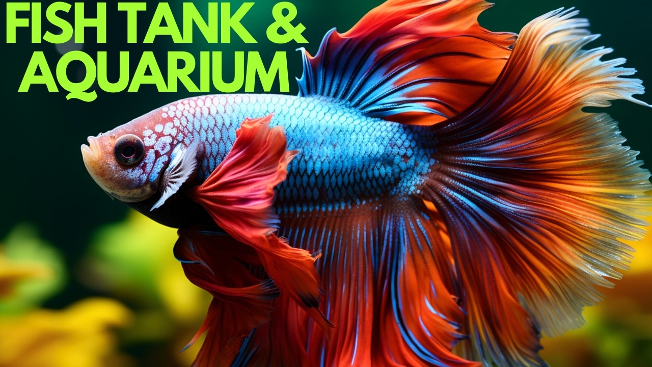 Relaxing Fish Tank Aquarium Ambience | Peaceful Underwater View with Calming Water Sounds