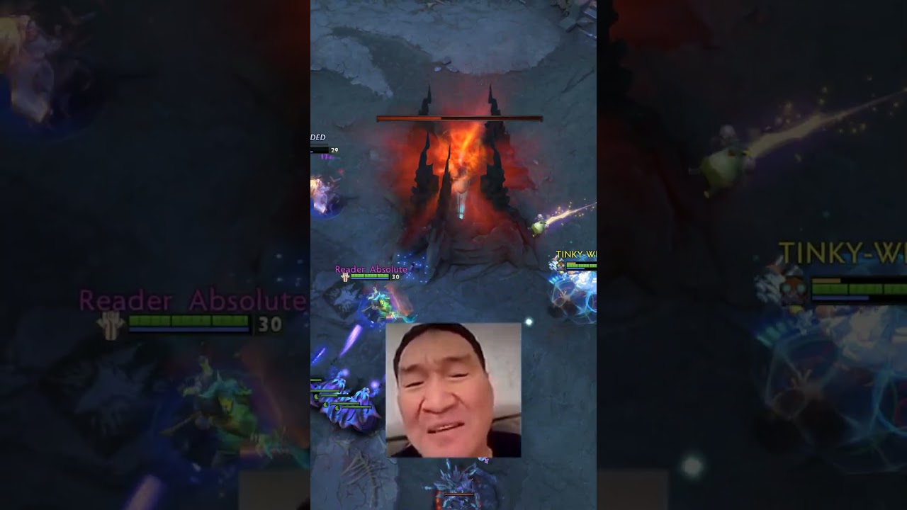 Defeated the enemies... but forgot about creeps #DotaWTF #dota2 #dota2