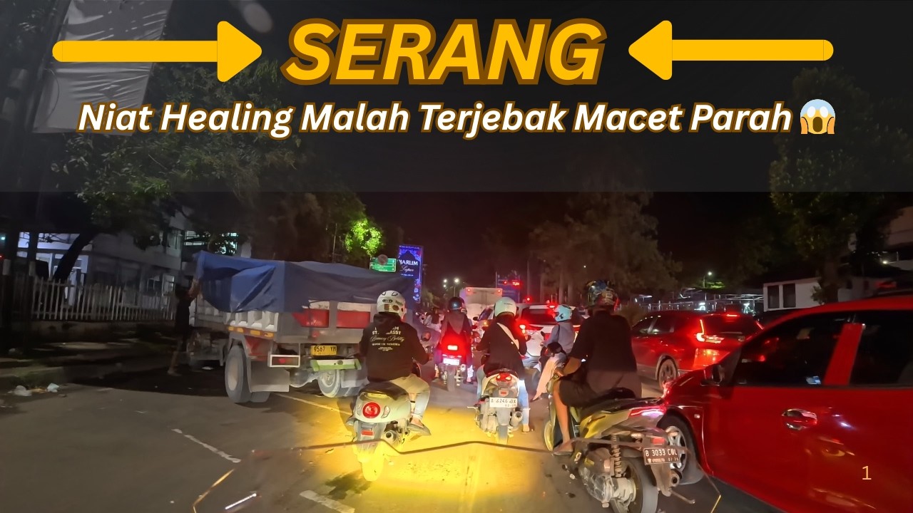 Beginilah Suasana Kota Serang Malam Hari!