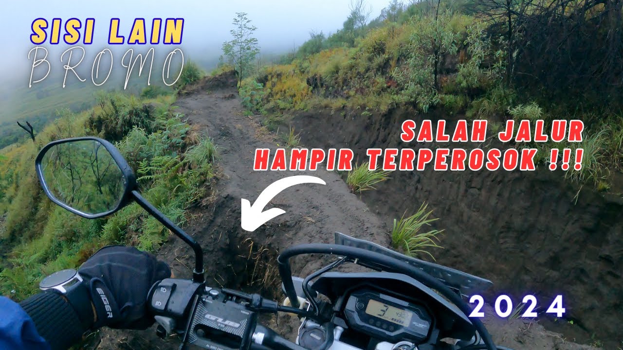 Hampir MASUK JALAN LONGSOR Bromo 😱😱- Menyusuri Jalur yang Jarang DIEKPOSE !! Bagian 2