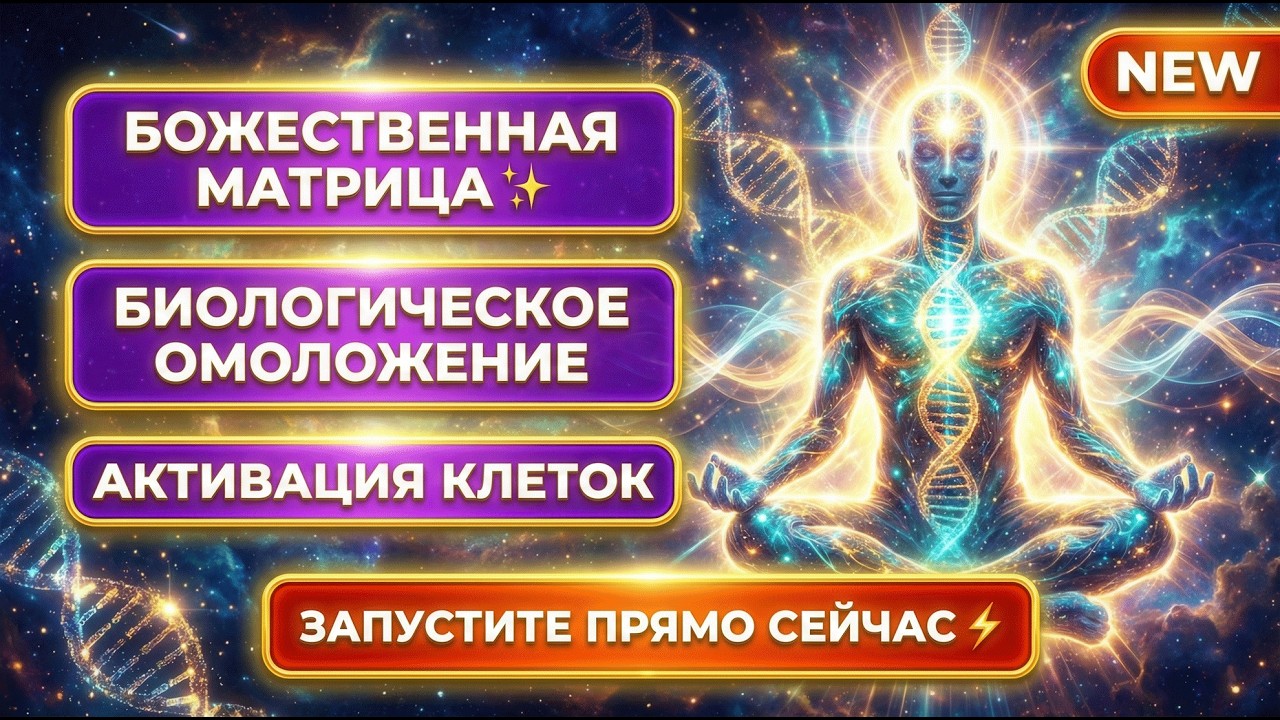Божественная Матрица: Биологическое Омоложение Организма | 528 Hz