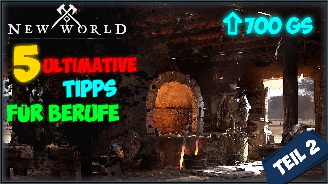 💯 5 Ultimative Tipps für Berufe in New World - Teil 2 / Farming, Crafting & Tradingtips 🧑‍🔬