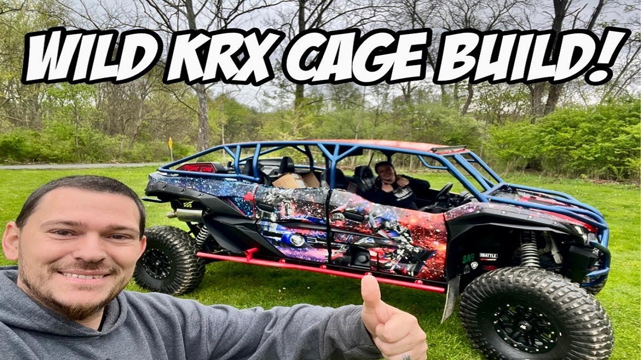 KRX 1000 Custom Cage Build | Coopers New Harley | CAN AM X3 BED DELETE CAGE