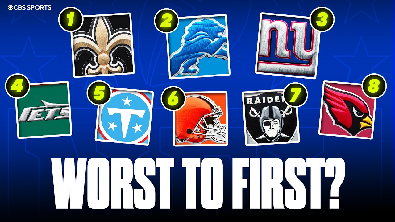 Which last-place NFL teams from 2025 are most likely to finish in first place in 2026?