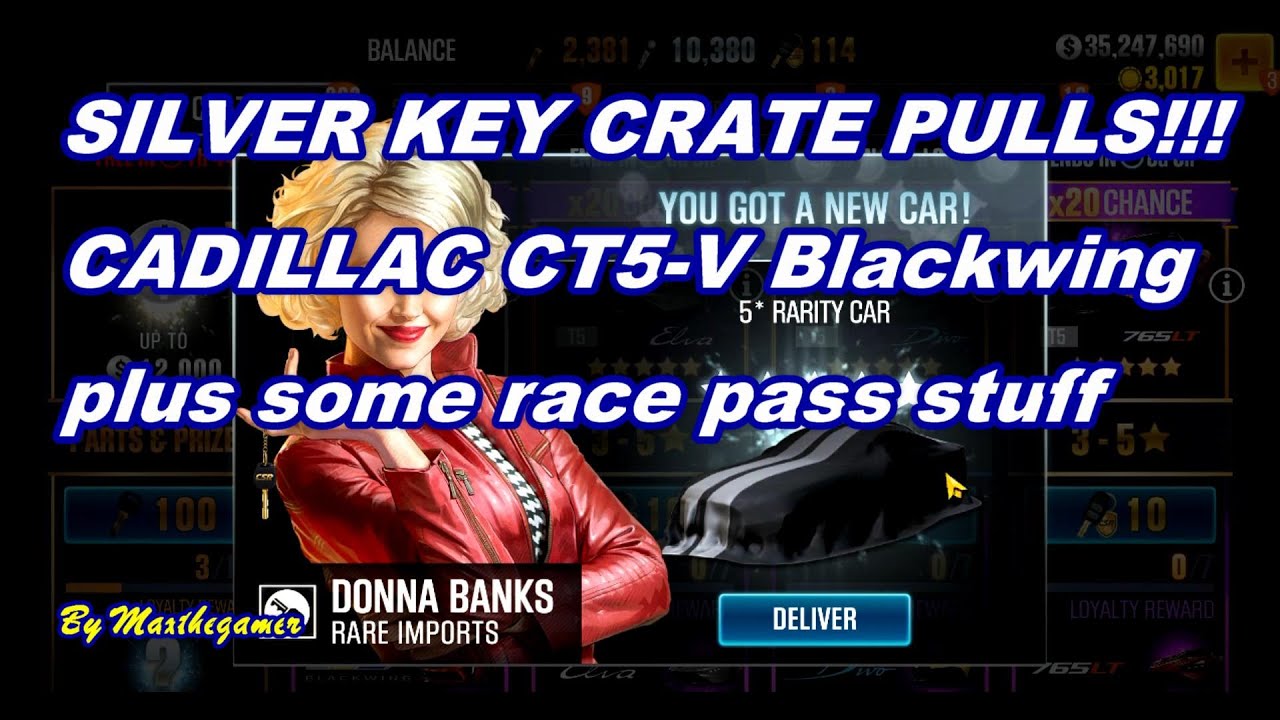 CSR 2 | CSR Racing 2, Silver Key Pulls for Cadillac CT5-V Blackwing.