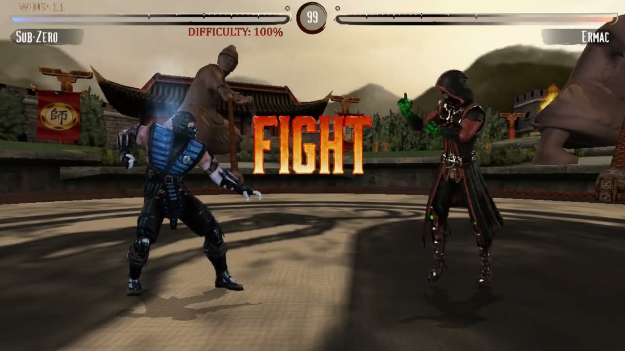 Mortal Kombat Project X v0.1.1 MUGEN - SUB-ZERO Gameplay Playthrough