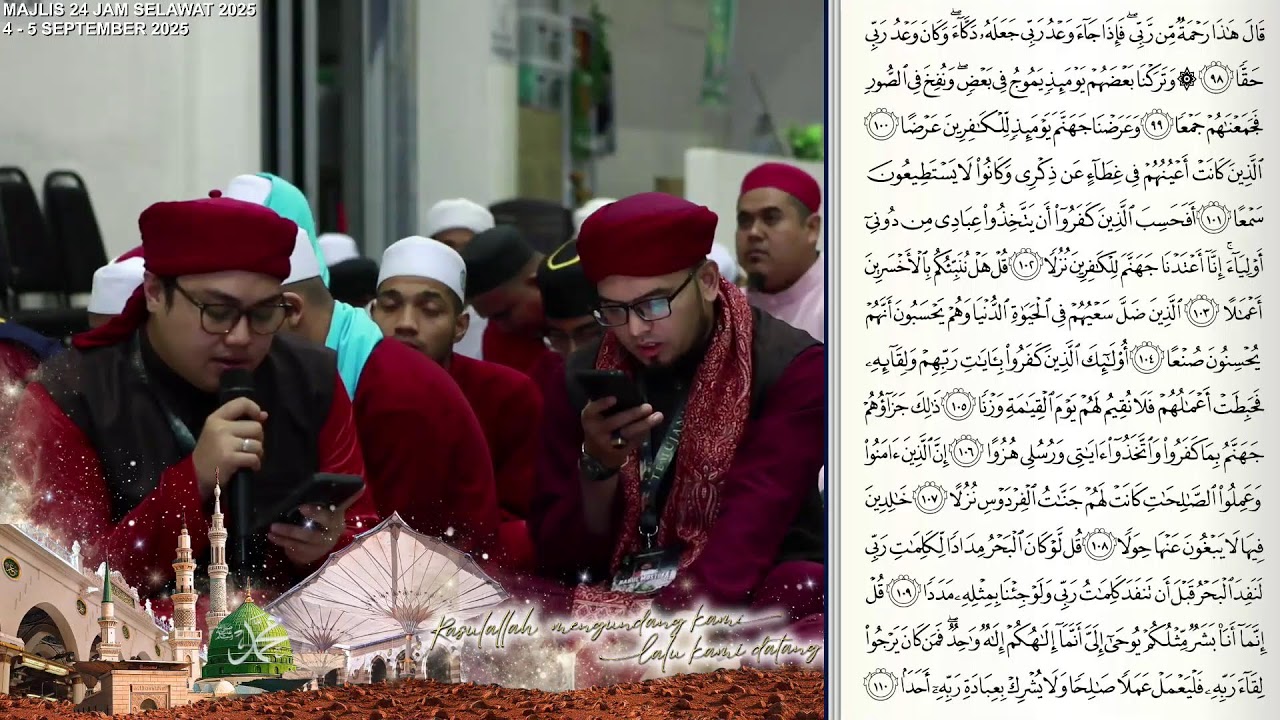 Live | 4/9/2025 - MAJLIS MAULIDURRASUL (UNDANGLAH KAMI YA RASULULLAH) | 24 JAM SELAWAT 2025 | PART 2