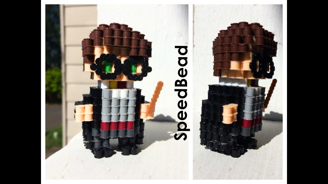 3D Perler Bead Harry Potter!