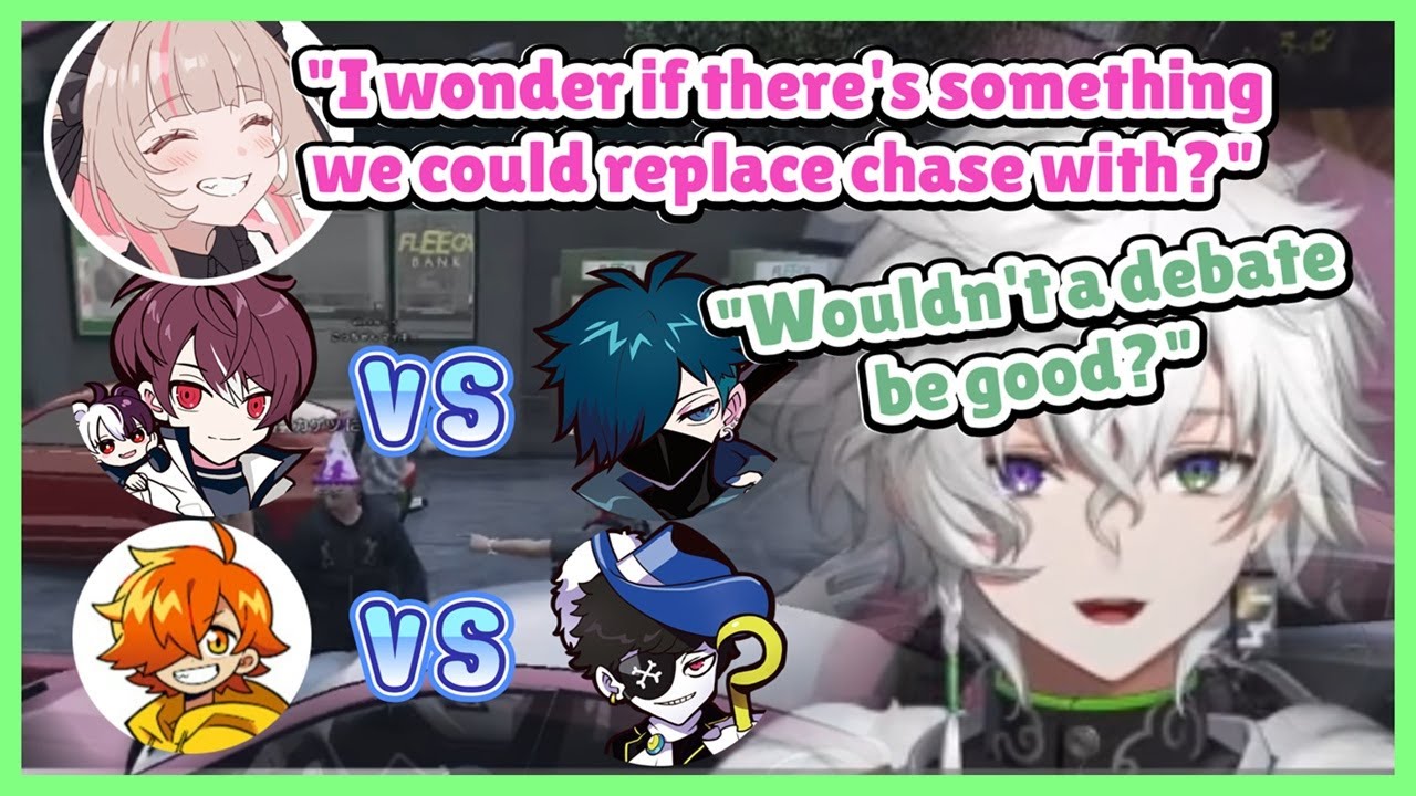 【ENG SUB】Ririmu's Wild Idea: Police Vs Criminal in a Romance Debate/Battle【GTA5 MADTOWN (β)】
