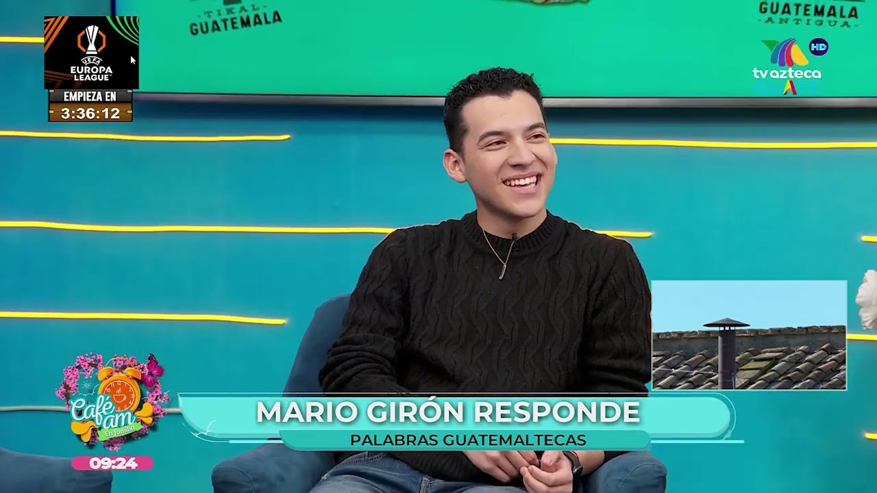 Mario Girón, ganador de La Academia 2024, responde palabras guatemaltecas