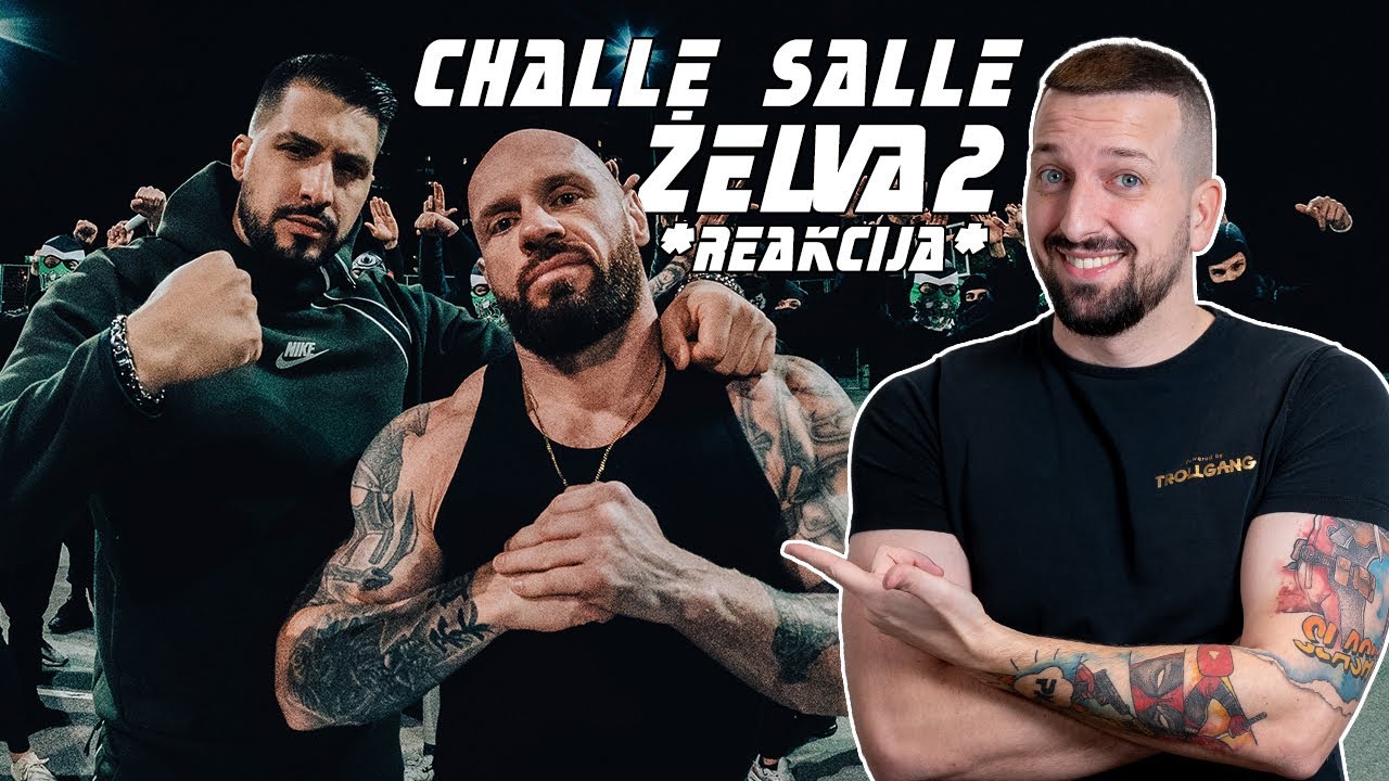 CHALLE SALLE - ŽELVA 2 *LIVE REAKCIJA* FT. CHALLE SALLE & ŽELVA
