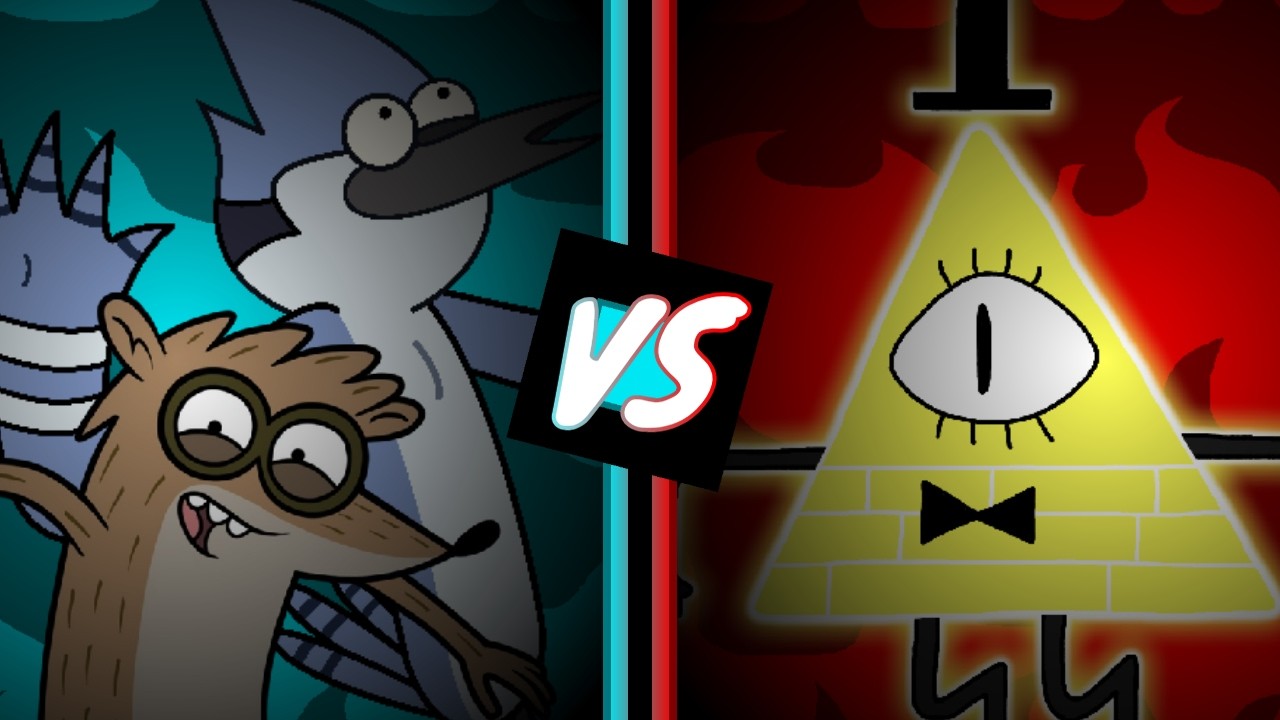 M.U.G.E.N: Mordecai & Rigby vs. Bill Cipher