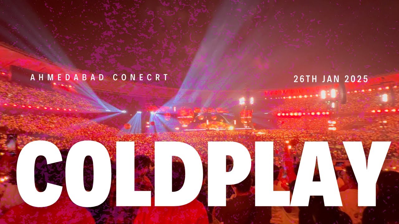 Coldplay experience at Ahmedabad | Narendra Modi Stadium