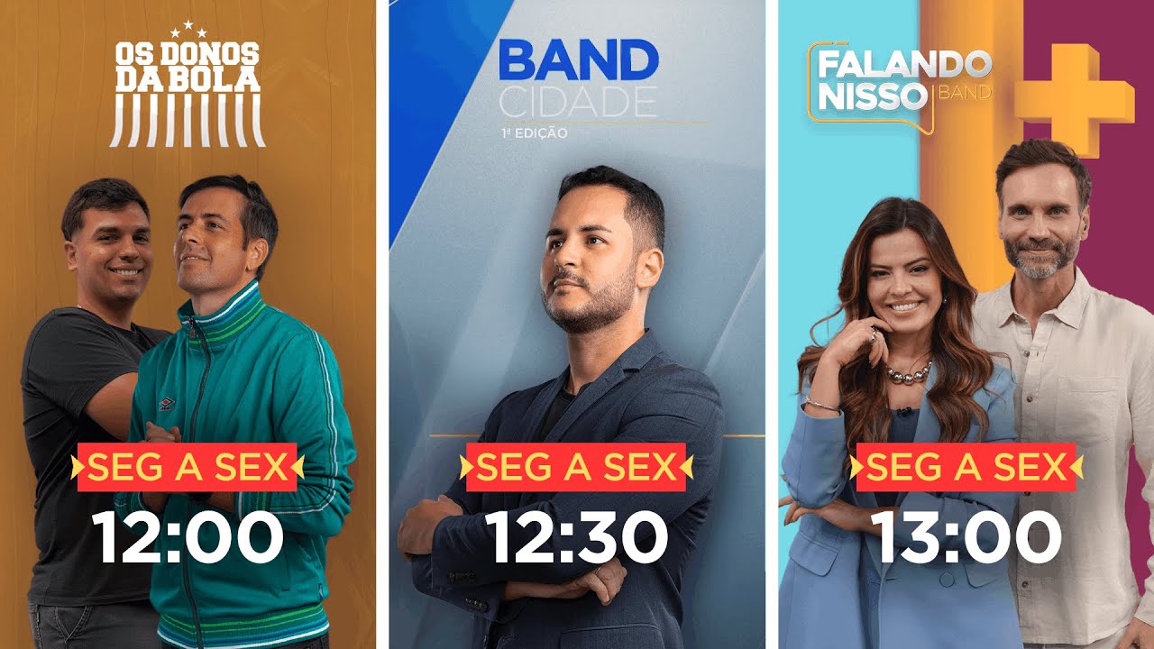 [AO VIVO] - OS DONOS DA BOLA, BAND CIDADE 1ª EDIÇÃO E FALANDO NISSO – 21/01/2026 #aovivo