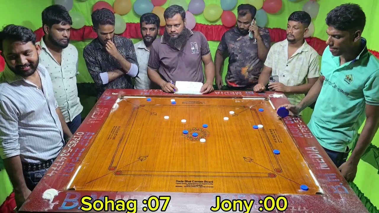 #নিউ ক্যারাম টুর্নামেন্ট ২০২৫ সোহাগ বনাম জনি।  ৩ নং খেলা হাড্ডাহাড্ডি লড়াই #everyone 