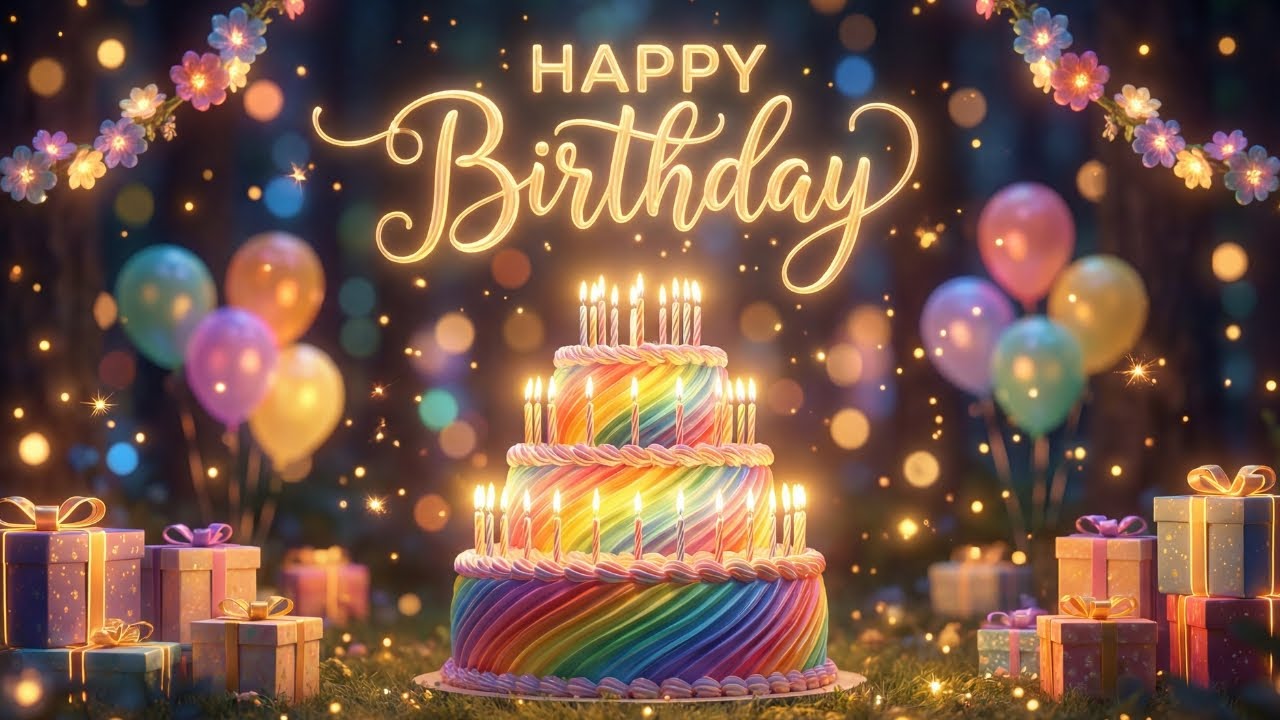 Happy Birthday Song Chipmunk 🐿️ Cute Voice