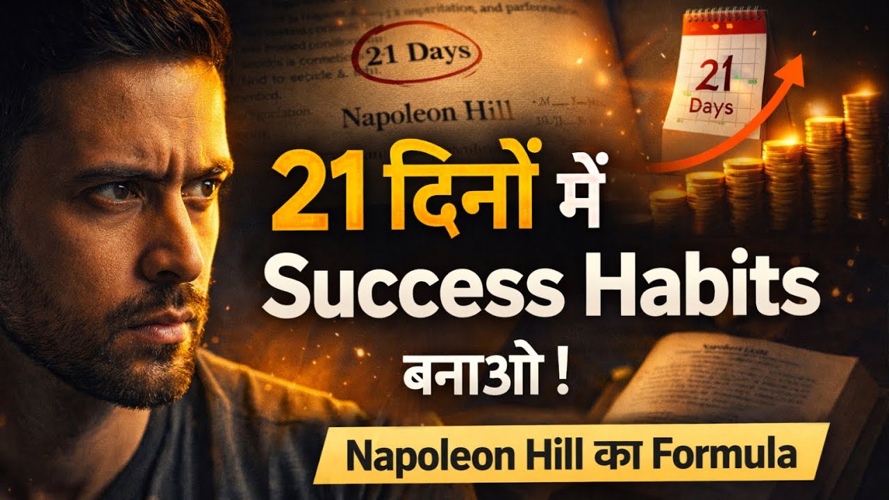 21 दिनों में Success Habits बनाओ! 🔥| Self-Discipline & Consistency का Secret Formula | Napoleon Hill