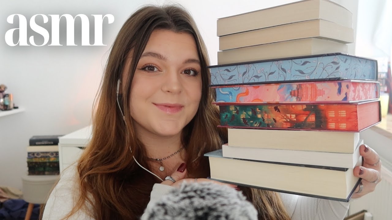 ASMR november reading wrap up ☁️✨ *the 10 books i read in November* close up clicky whispers