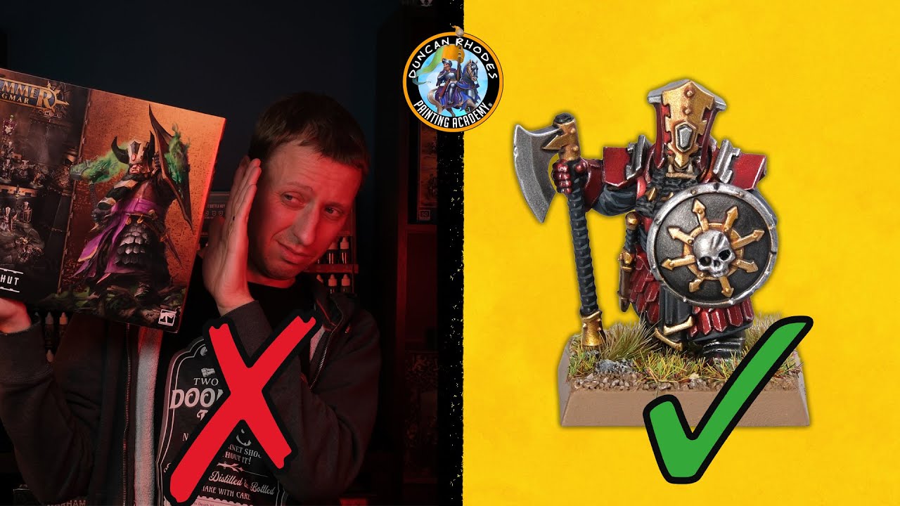 I turned my Helsmith into a Chaos Dwarf for Warhammer!