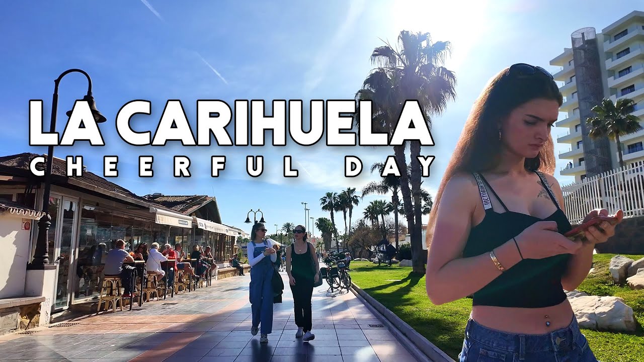 La Carihuela Torremolinos Spain Cheerful Day March 2024 Update | Málaga [4K]