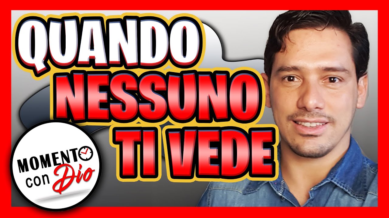 CHI SEI QUANDO NESSUNO TI VEDI - MOMENTO CON DIO  #chisei #momentocondio #evangelistafabio #god