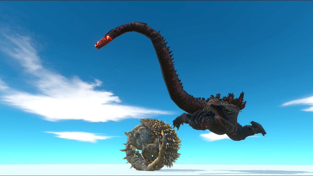 Anguirus vs kaiju & robot animal revolt battle simulator