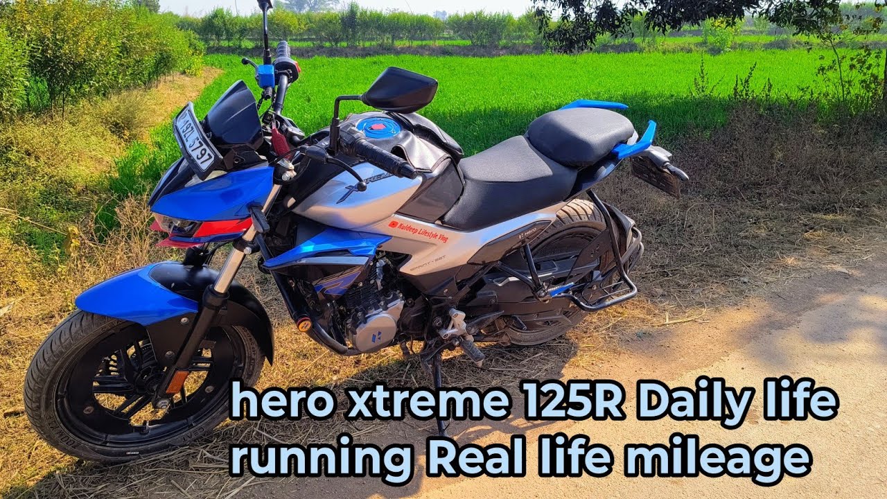 Hero xtreme 125R daily running Real life mileage kya rahega @kuldeepxtreamrider