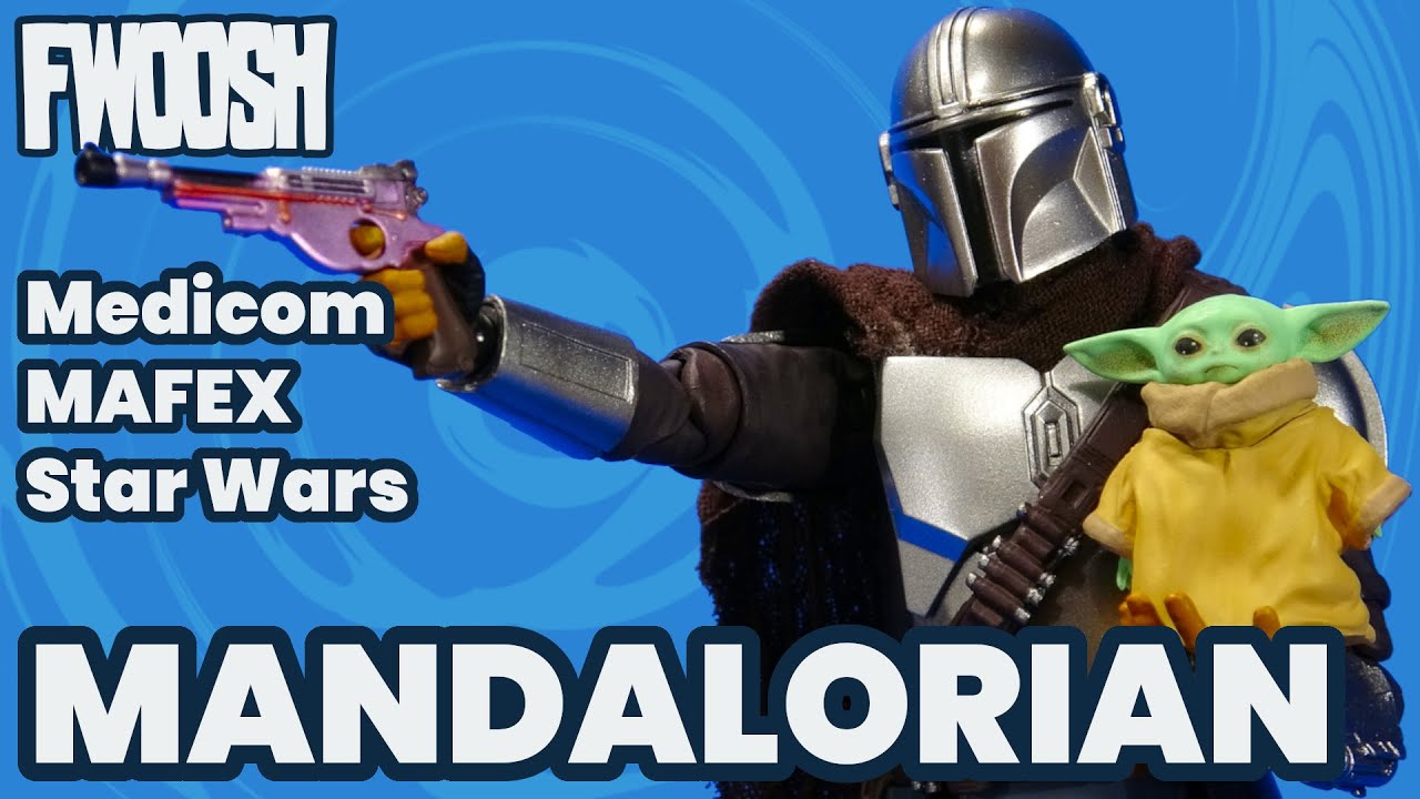 MAFEX Mandalorian Din Djarin and Grogu Star Wars Medicom Action Figure Overview
