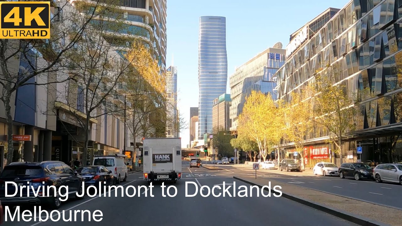 Driving Jolimont to Docklands | Melbourne Australia | 4K UHD