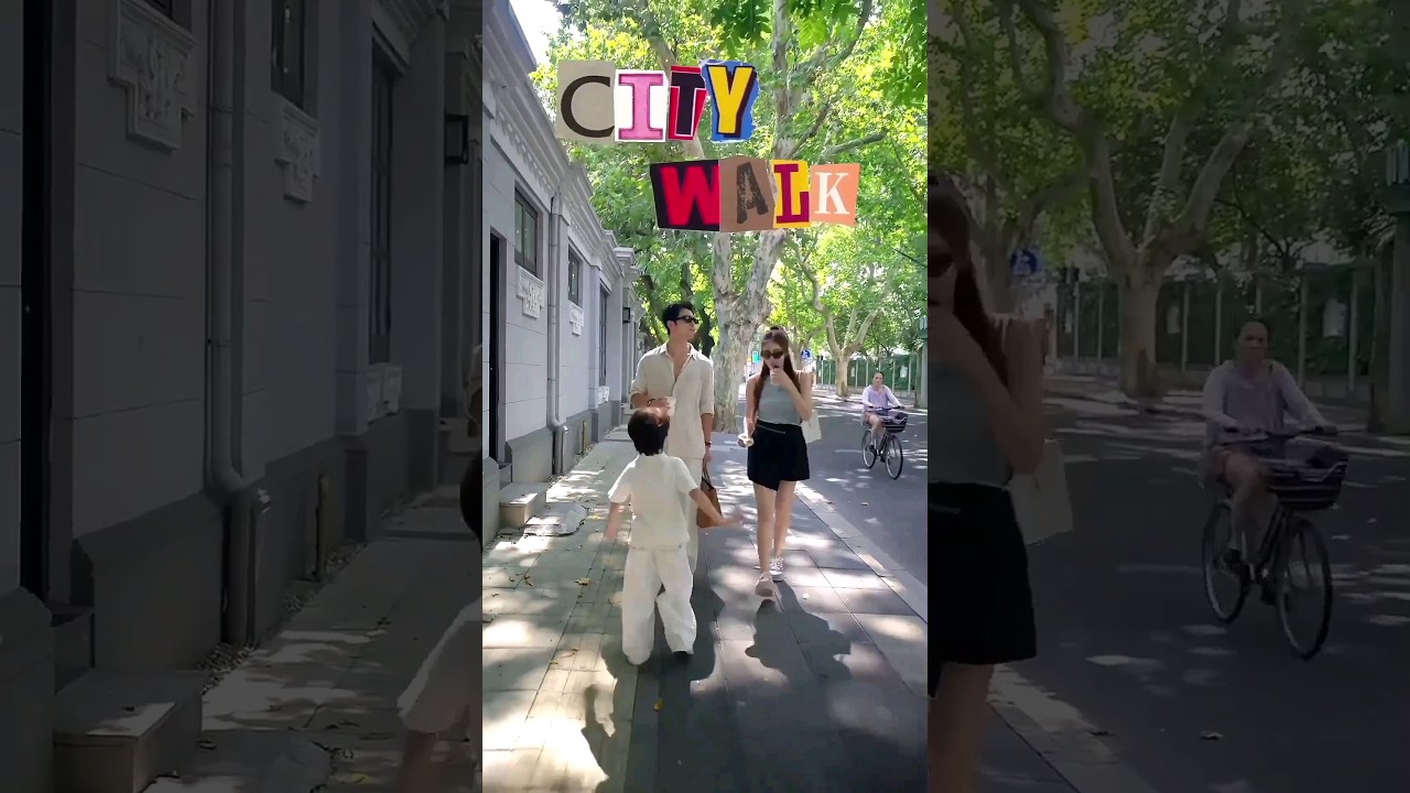 Shanghai city walk  》full video on my channel!              #jiangchao #madinamemet #shorts