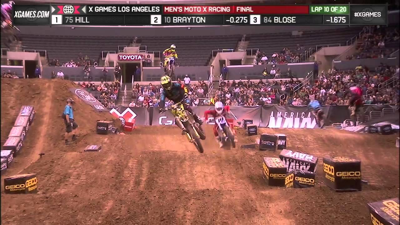 Brayton wins Men's Moto X Racing gold