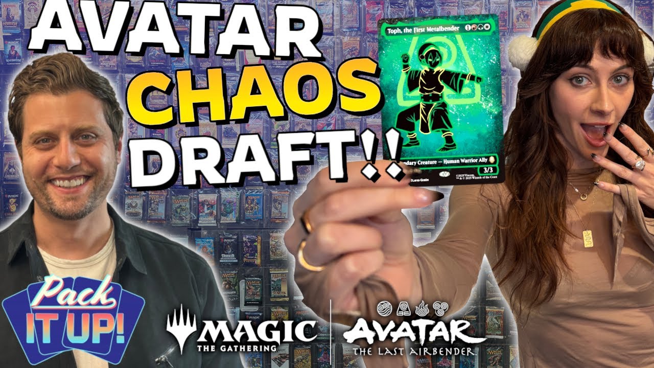 Magic with The voice of Toph??! Avatar: The Last Airbender Chaos Draft - Pack it Up Ep. 7