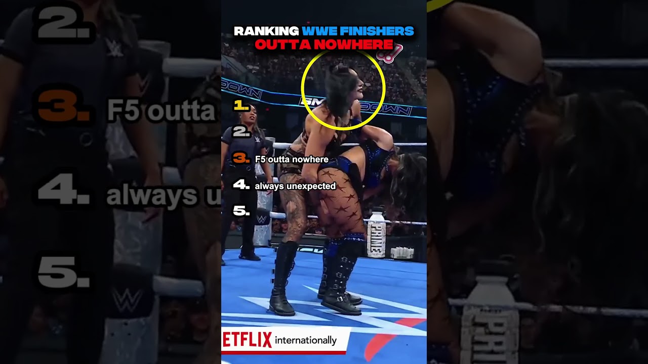 Ranking WWE Finishers Outta nowhere
